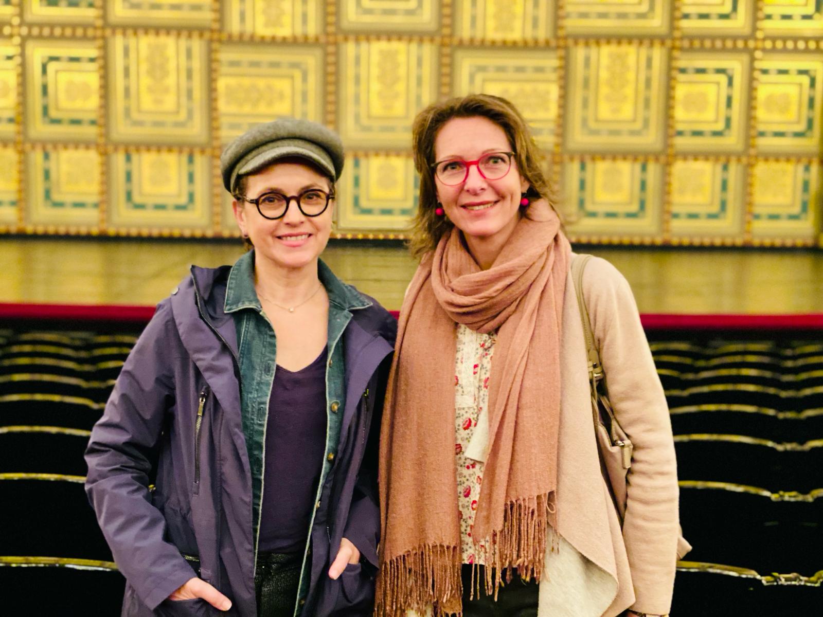 Sophie Jovillard and Katka Neveu in the National Theatre, Prague 2024